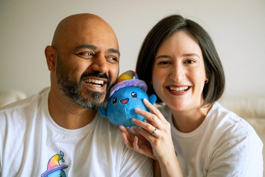 Neil and Lauren, co-founders of Mysh
