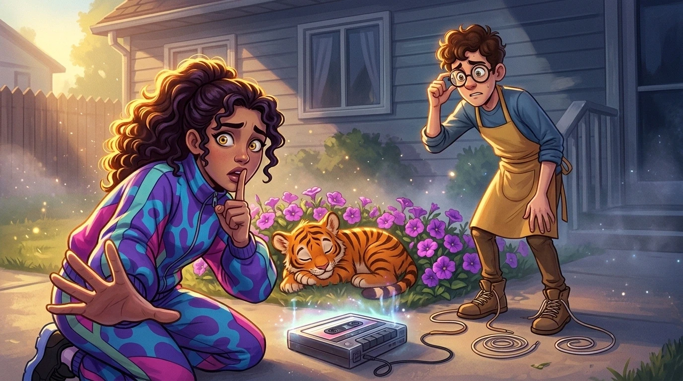 A scene from a Mysh adventure