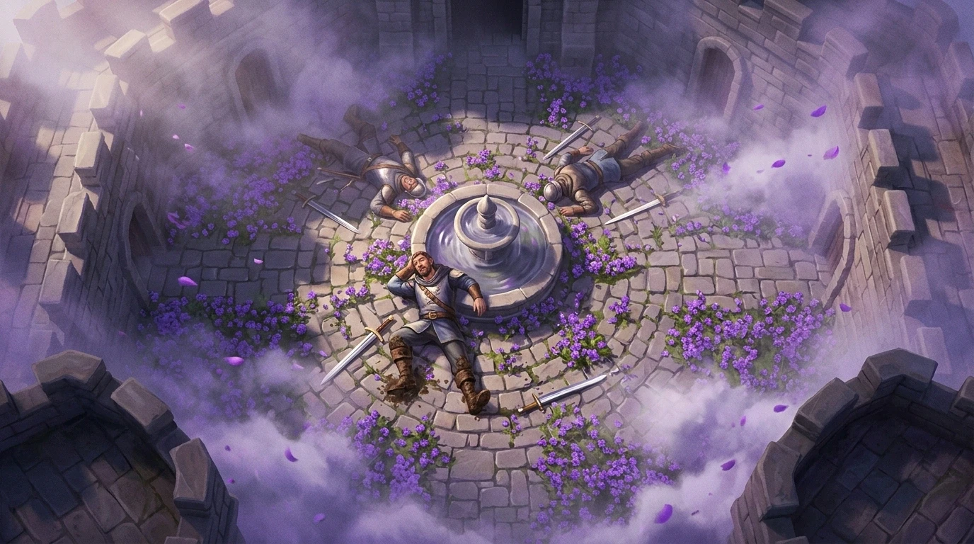 A scene from a Mysh adventure